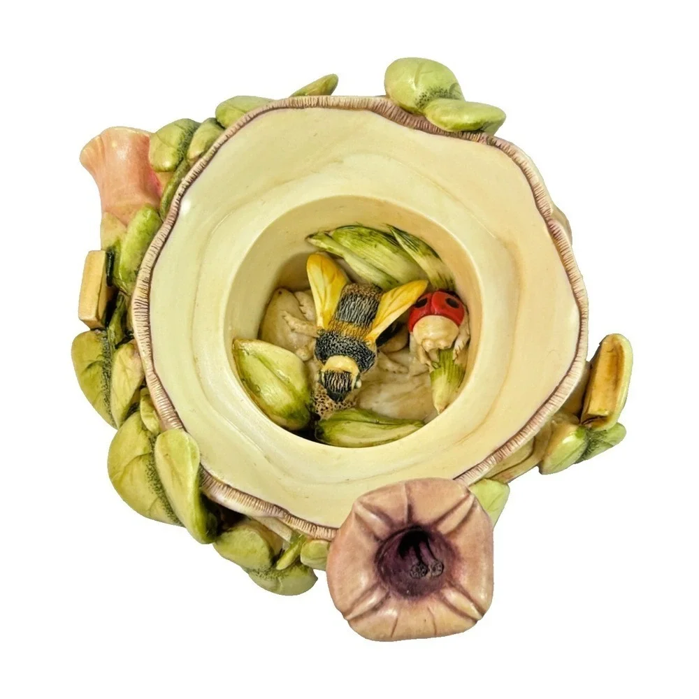 Harmony Kingdom Longaberger Morning Glory Basket Trinket Box 2000 Limited Ed - Picture 7 of 16